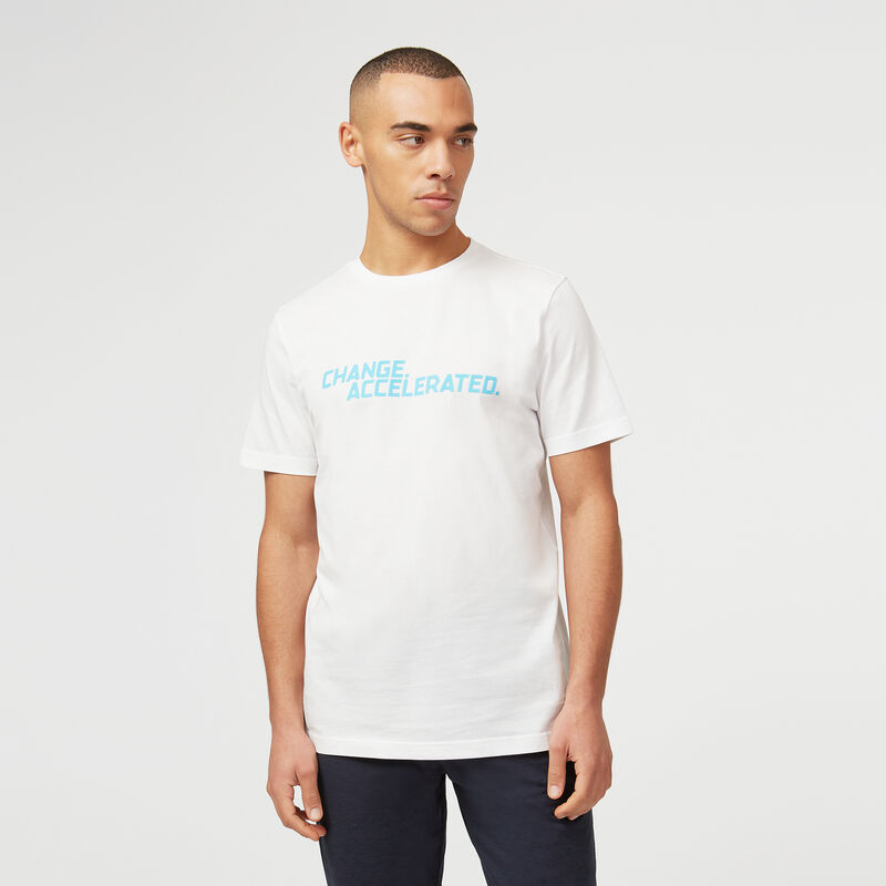 FE FW CHANGE ACCELERATED GRAPHIC TEE - white